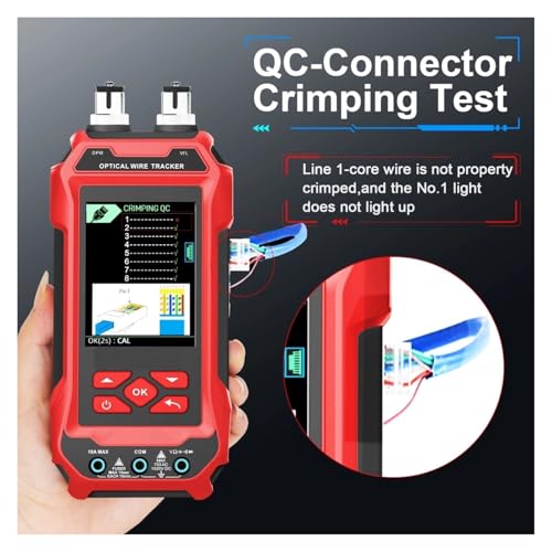 Comprobador for cableado estructurado y probador de cable red con multímetro LAN ET638 5