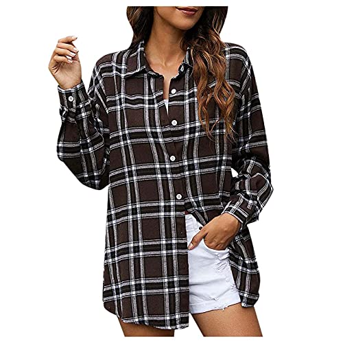 Manteau léger à carreaux style rétro pour sorties d'automne