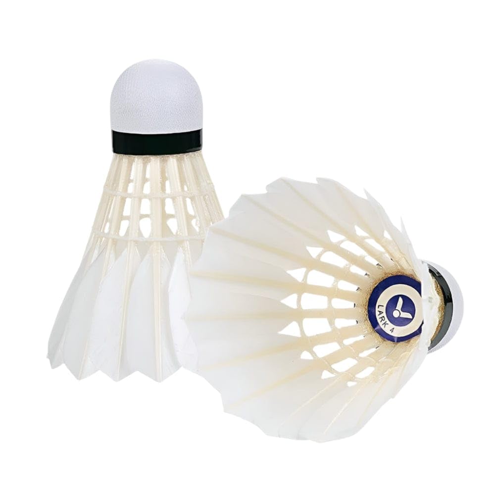 Badmintion Shuttlecock Pack of 10 Feathers Shuttle Cock-image-0