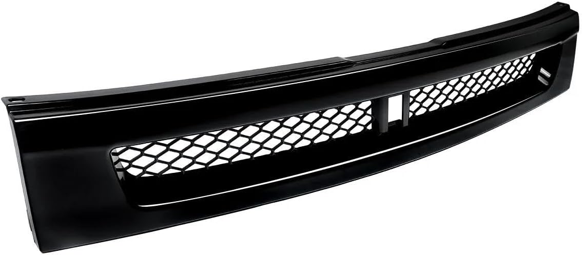 サイオン XB BB 2004 2005 2006 2007 アッパーバンパーグリル 【グリルレーシングカーフロント】 メッシュトリムカバー 光沢ブラック