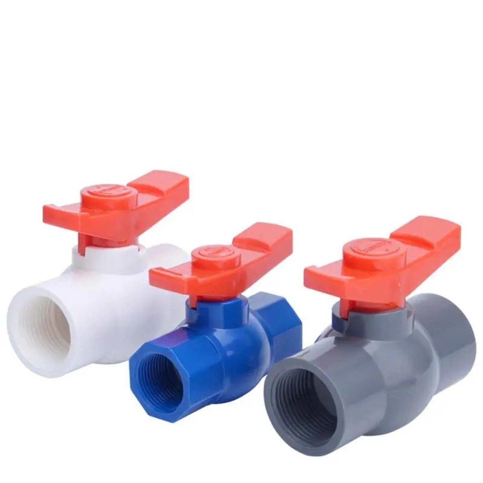 AUOQKQUT 20/25/32/40/50mm PVC PE Pipe Faucet Diverter Quick Ball Valve Garden Lawn Irrigation Water Pipe Fittings(40011)
