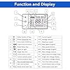 Kukyller Scooter Motor Controller, 24V 36V 48V 250W/350W Bike LCD Display Water Proof Motor Brushless Controller Kit for 22mm 0.87in Handlebar ElectricBicycles (Black and White Screen) #3