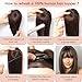 starluck Hair Toppers for Women Real Human Hair, 5