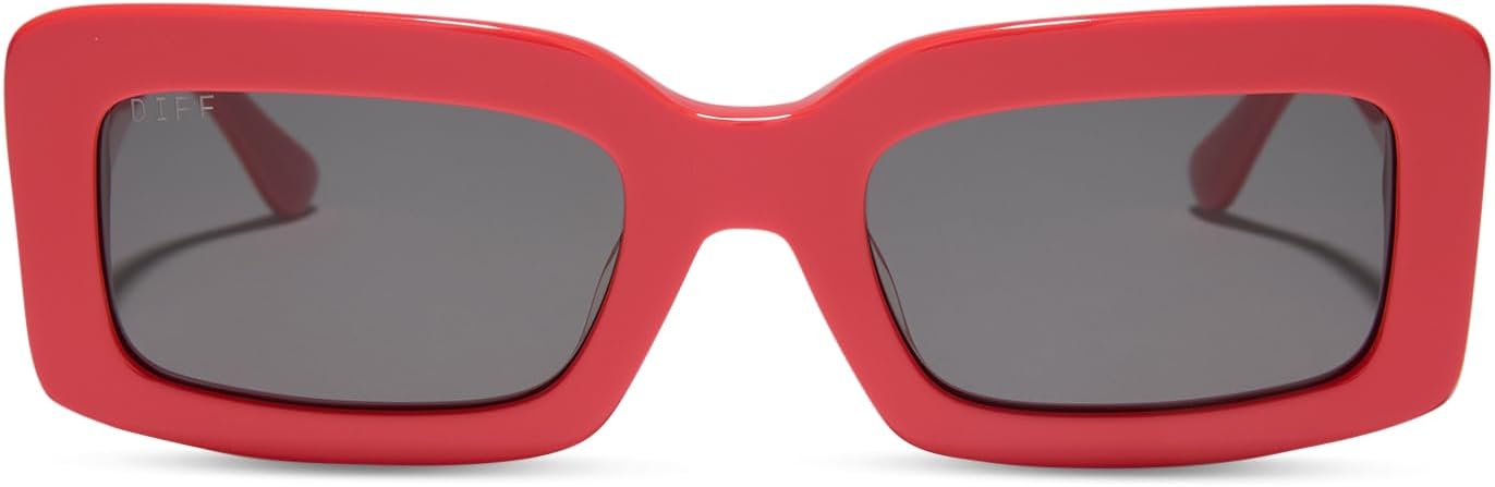 DIFF Indy Rectangular Sungalsses for Women | UV400 Protection | Designer Acetate Frames - Image 3