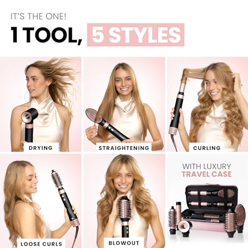 ELLA BELLA 6-in-1 Auto-Wrap Air Styler with Travel Case — view 2