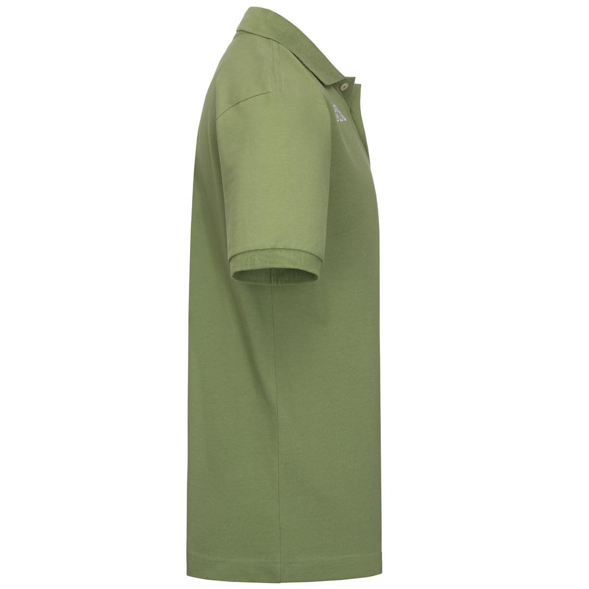 Kappa - Polo da Uomo in Piquet di Cotone, Regular Fit, Maniche Corte, Logo Omini Ricamato, Verde