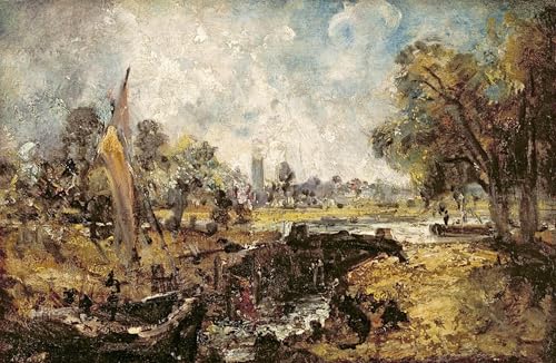 Peinture sur toile premium Dedham Constable tableau salon de luxe