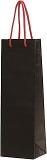 ãƒ‘ãƒƒã‚¯ã‚¿ã‚±ãƒ¤ãƒž Pack Takeyama XZV65501 Paper Bag, Handbag, HT, Wine Bag, 10 Pieces, Black