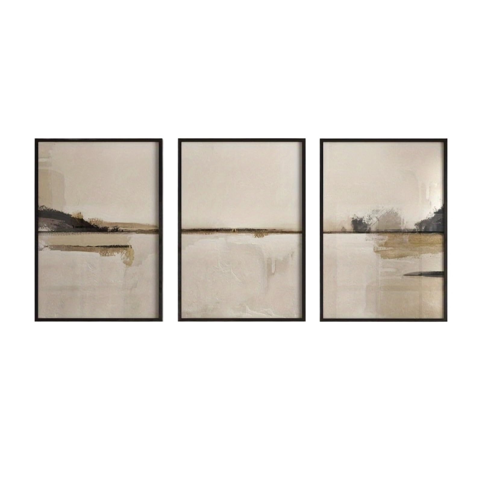 3 Szt. Abstrakcyjne Obrazy Na Płótnie Galeria Wall Art Prints Proste Bez Oprawy