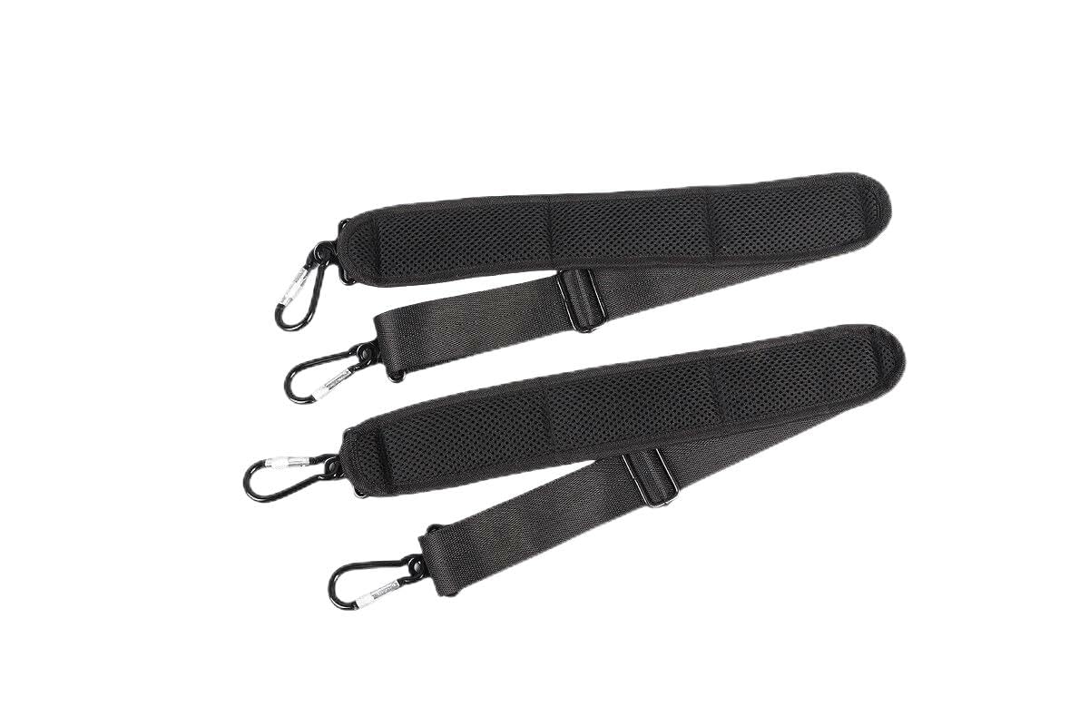 YoungMonic 2pcs Shoulder Strap Replacement Padded Adjustable Bag Strap with Hooks for Laptop Violin Viola Cello Case Straps