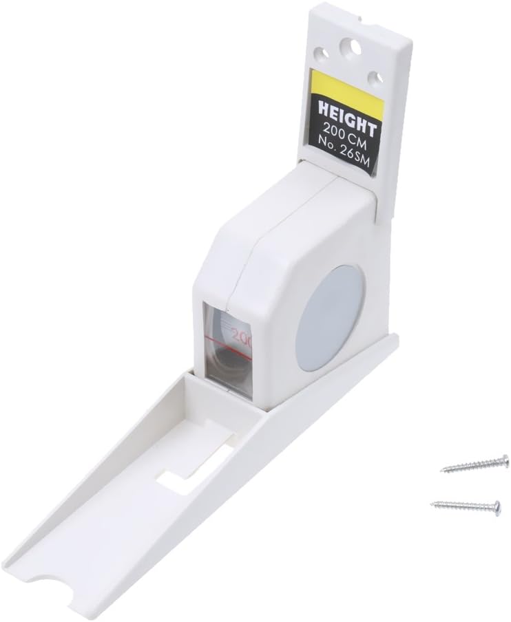 Amazon Co Jp Fenteer メジャーテープ キッズ身長測定 身長計 自動伸縮式 固定可能 測定テープ ルーラー 定規 2 2m 白 2m ホビー