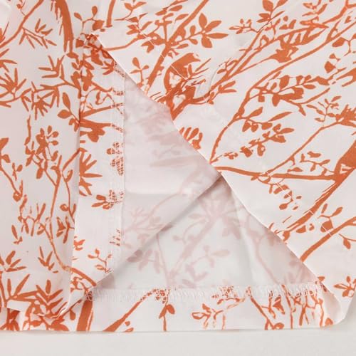 Summer 2 Piece Sets for Women Floral Outfits V Neck Batwing Sleeve Shirts Flower Print Wide Leg Pants Business Suit2