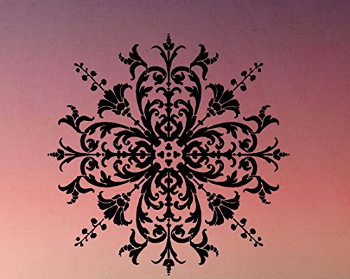 BestPricedDecals Mandala #2 Wall or Window Decal (Black 13