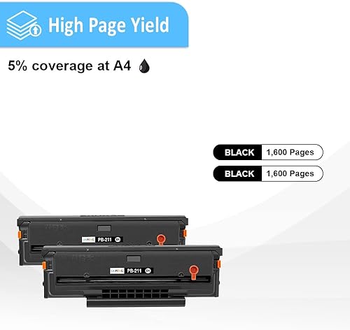 Miniatura 3 de LAIPENG PB-211 PB211 PB 211 PB-211EV PB 211EV Cartucho de tóner compatible 1600 páginas para P2500W P2502W P2207 M6550 M6500NW M6550NW M6600 M6600NW