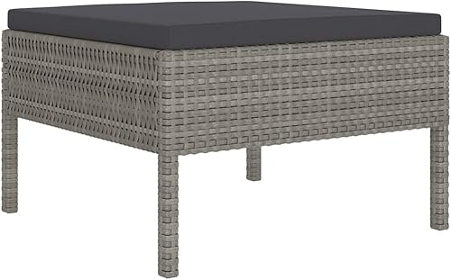 Miniatura 4 de QZZCED Juego de 13 piezas de salón de patio con cojines sofá al aire libre juego de bar de patio muebles modernos para exteriores banco de comedor