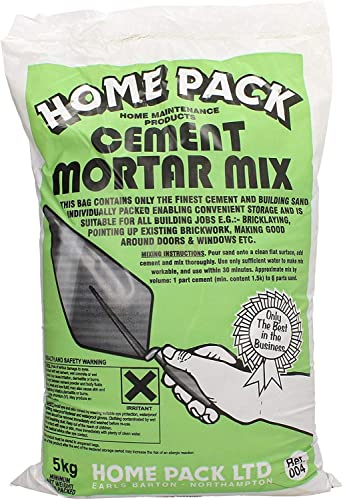 Home Pack Mortar Mix Cement and Sand Ready to Use Ideal for Bricklaying Pointing and Rendering Building Suitable for Internal & External (5)
