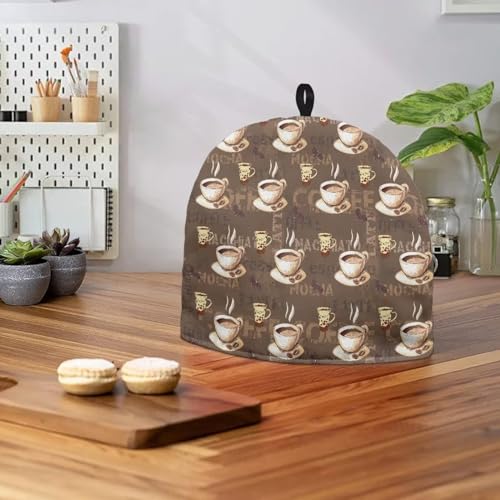 Image of Hudotybom Coffee Tea Cozy for Teapot, Insulated Large Teapot Cover to Keep Warm Tea Kettle Machine Washable Coffee Pot Cloth Covers Kitchen Home Decorations for Housewife Mom
