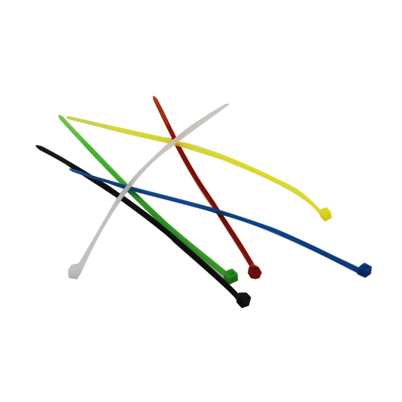 Sepkus Bridas para Cables de Nailon de plástico con autobloqueo, 100 Bridas para Cables Verdes, sujetan el Cable en Bucle (Color: Verde, tamaño: 3x150) (Verde 4x200)