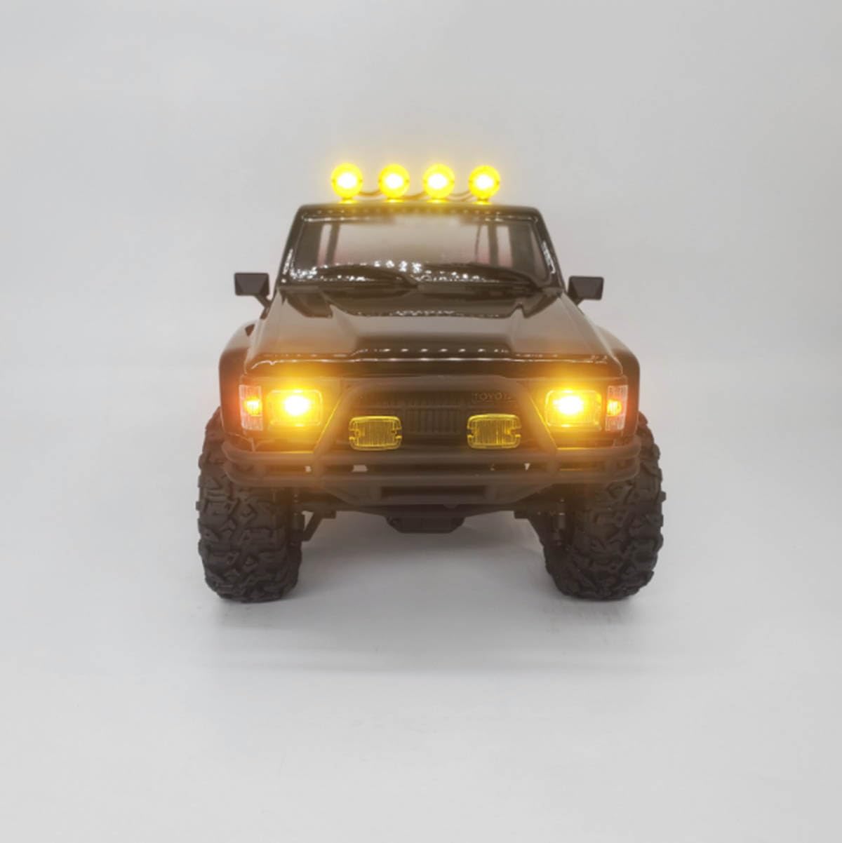 Alomejor Lumière De Toit Pour Voiture RC Projecteur De Toit De Voiture RC Durable Universel à 8