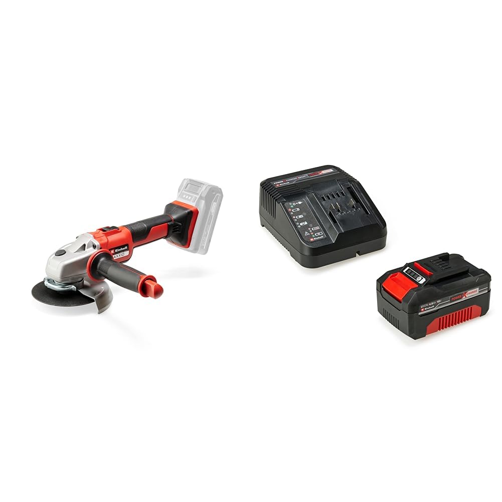Einhell AXXIO, Akülü Avuç Taşlama ve Einhell 18V 4,0 Ah PXC Starter Kit (Başlangıç Seti)