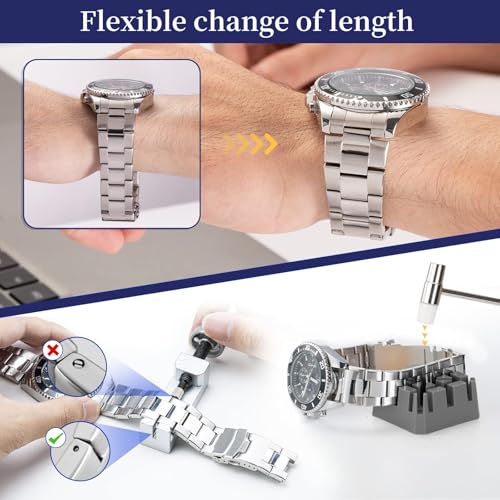 【2025 Upgrade】Eventronic Watch Repair Kit, Watch Link Removal Kit, Watch Battery Replacement Tool Kit & Strap Adjustment, Watch Tool Kit with Spring Bar, Case Opener, Link Remover, Carrying Case3