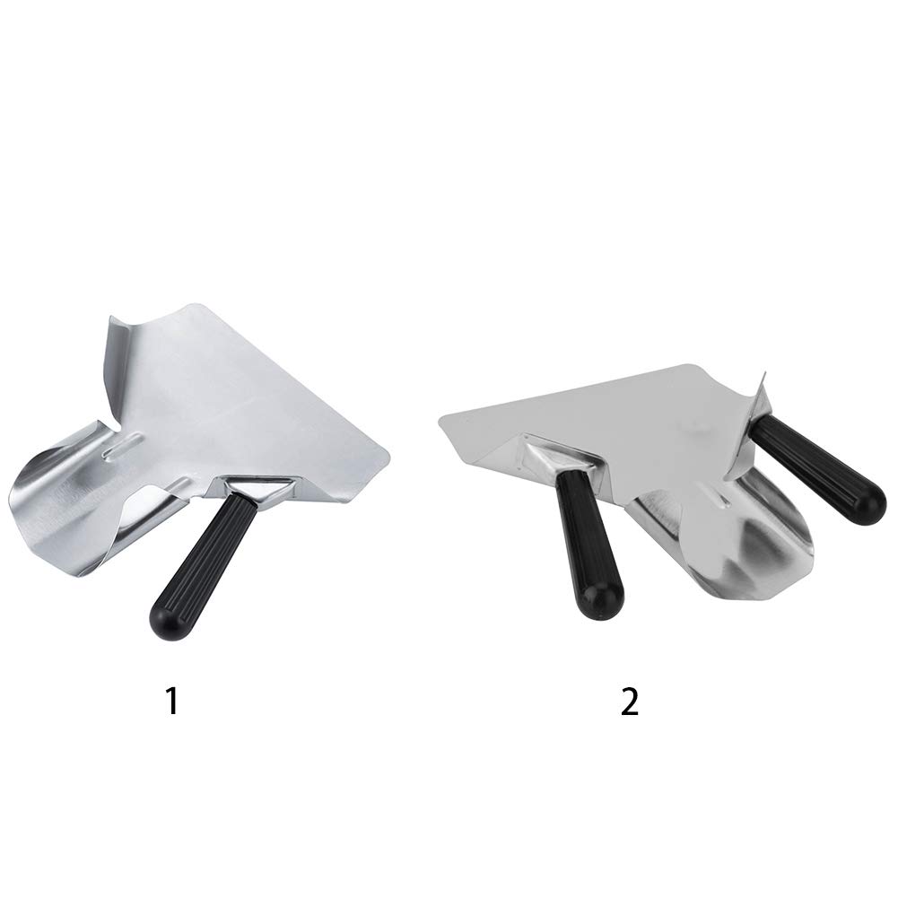 Paletta per patatine fritte Scooper cucina casa antiscivolo in acciaio inox (manico singolo)