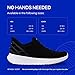 Kizik Athens Hands Free Mens or Womens Sneakers, Casual Slip On Shoes Women and Men Love, Comfortable for Walking or Work, Women's and Men's Fashion Sneakers for Any Occasion - Black,M5 / W6.5