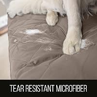 Vista 7 de Sofa Shield Funda Deslizable Patentada para Sofá Seccional, Protector de Cojín, Diseño de EE. UU. Reversible Resistente a Manchas y Desgarros