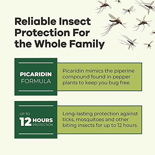 Natrapel 12-Hour Insect Repellent, 6 oz. Eco-Spray Picaridin Bug Spray – Family Insect Repellent for Mosquitoes, Ticks, & More, Black (0006-6878) - Thumbnail 4