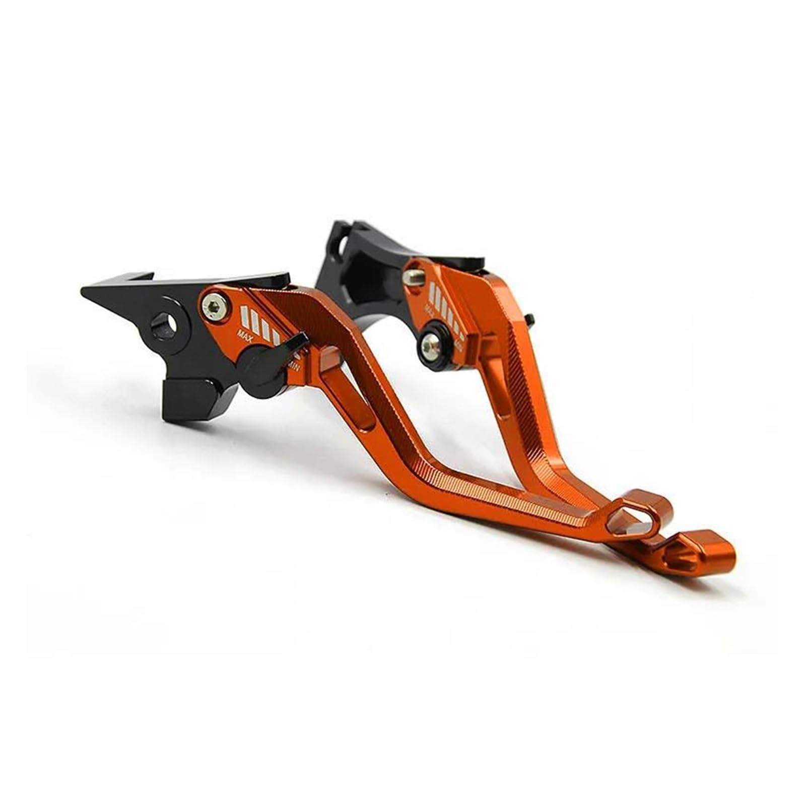 RVEVFBKBAL Motorcycle Brake Clutch Levers for Vespa 160GS 180SS 150 VBA-T4 50-125 PV ET3 PK S XL Adjustable Lever(Orange Short)