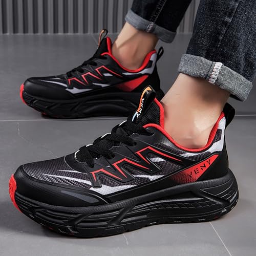 Image of Work Safety Shoes Non-Slip Breathable Lightweight Steel Toe Industrial Construction Warehouse Sneakers