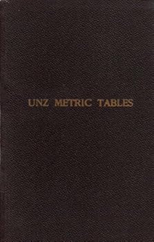 Hardcover Metric Conversion Tables Book