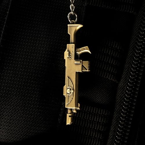 Image of Starforged Warhammer40K Master-Crafted Range Weapon Keychain Keyring Collection Warhammer Gifts Mens Accessories