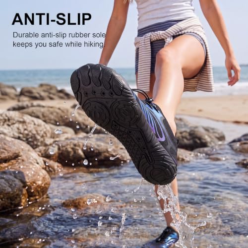 Image of Hike Barefoot Shoes Women Men Non-Slip Healthy Breathable Fashion Trail Running Womens Mens Wide Toe Zero Drop Water Shoe
