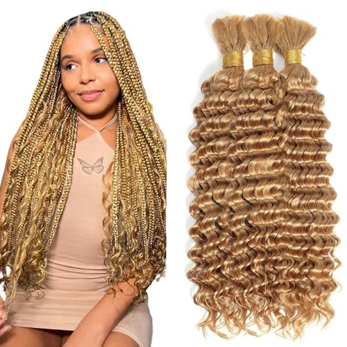 18 18 18 Inch #27 Blonde Human Braiding Hair 150g
