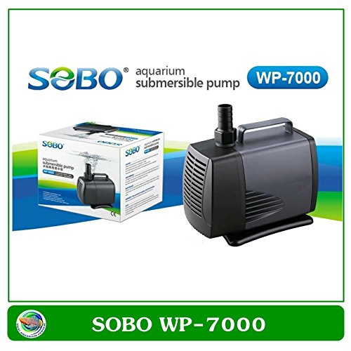 Image of SOBO Submersible Power Head - WP-7000-105W - F.Max 5500 L /H - Water Lifting Pump - Pond and Fountain and Sump Filter Systems