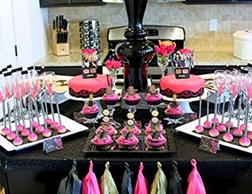 Jevenis Make Up Cupcake Toppers Spa Cupcake Toppers Cosmetics Cupcake Toppers For Make Up Parties Spa Party Decor Make-Up Birthday Cupcake Toppers For Salon Glam Birthday #TOP5