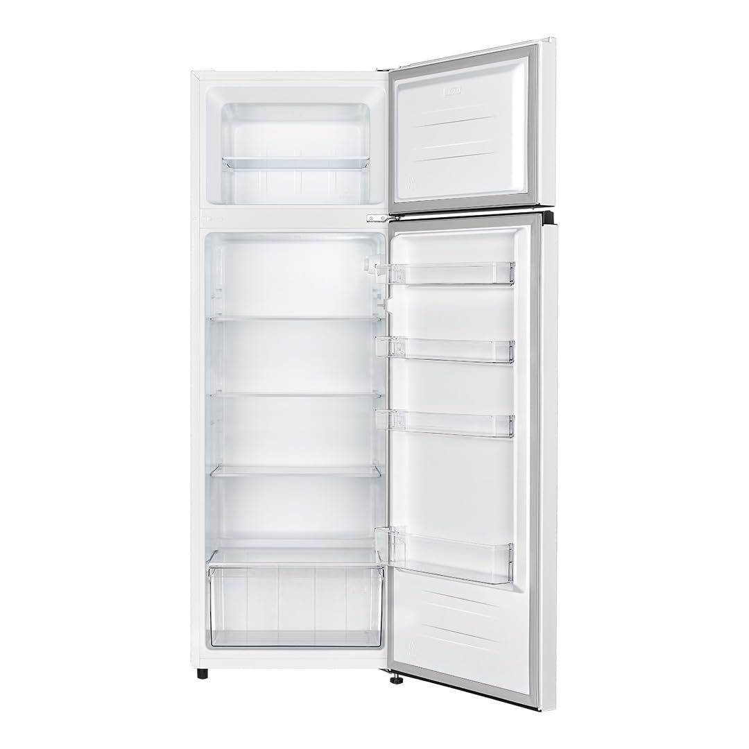 Svan Frigorífico 2 Puertas Blanco SF165501E. Capacidad 243 Litros, Puerta Reversible, Bajo Nivel Sonoro, Eficiencia Energética Clase E