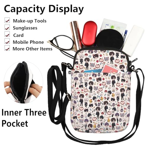 G2TUP Anime Space Crossbody Bag Xavier & Zayne & Rafayel & Sylus & Caleb Gifts Game Lover Shoulder Bag3