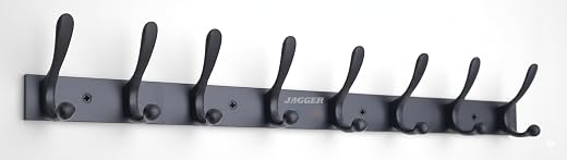 JAGGER JAG334 Wall Mounted Stainless Steel Wall Hooks for Hanging Cloth/Towel Hangers/Door Hangers/Hook Rail/Bthroom Hange...