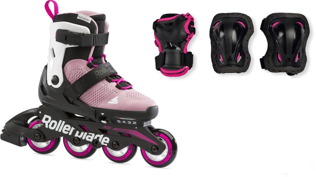Rollerblade MICROBLADE Combo Inline Skate Pink/White