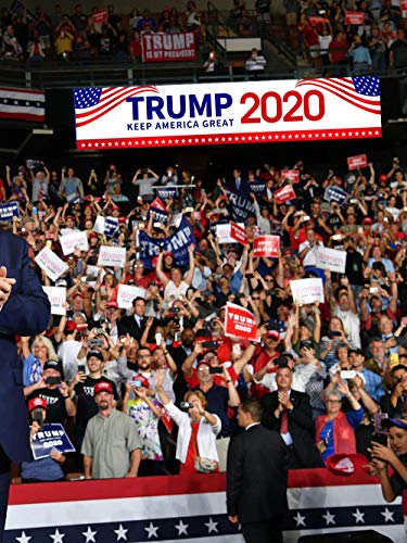 KMUYSL Trump 2020 Flag - Keep America Great Yard Sign, Extra Large 98\" x 20\" Donald Trump Flag - President 2020 Banner for US Election Patriotic Outdoor Decoration (Upgraded)