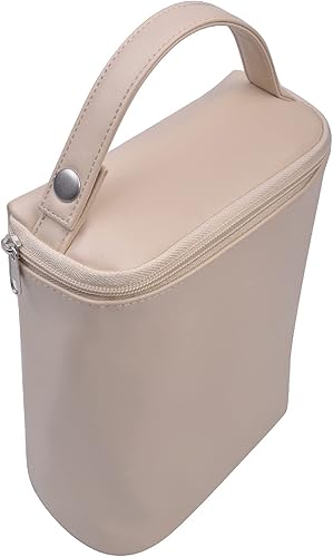 Miniatura 6 de Bolsas aisladas para biberones - Portabebés de viaje, soporte, bolsa de almacenamiento portátil de leche materna (beige)