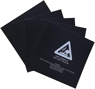 ULTECHNOVO 5 Pcs 3D Printers Accessories 3D Printer Plate 3D Printing Bulid Surface Impresora 3D Tempered Glass Plate Printing Build Surface 3D Printer Build Surface Printer Plate for Heatbed
