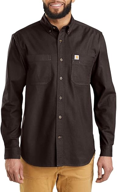 carhartt men's button down shirts