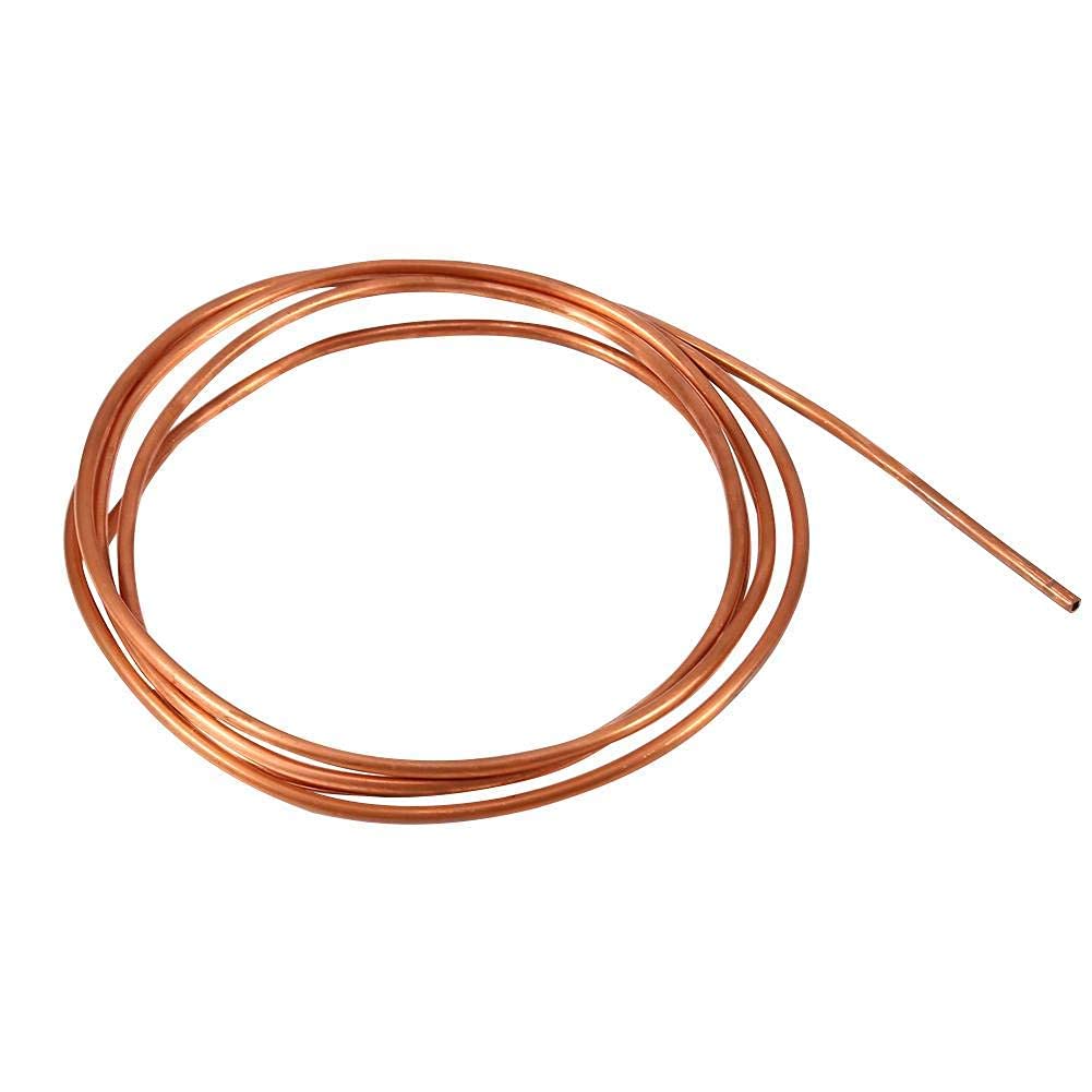 Tubo de Cobre Suave 2M OD 4 mm x ID 3 mm Tuberías de Refrigeración