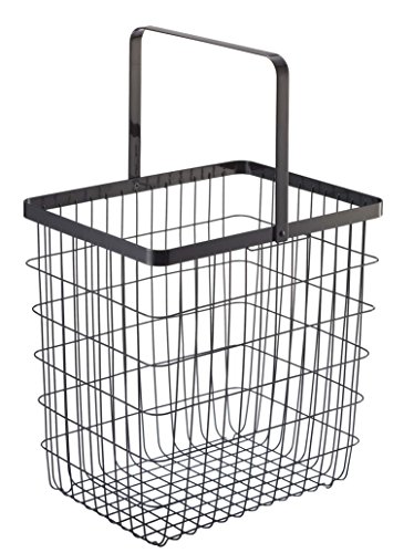 Yamazaki Home 3163 Laundry Basket Large Storage Hamper, Black #TOP3