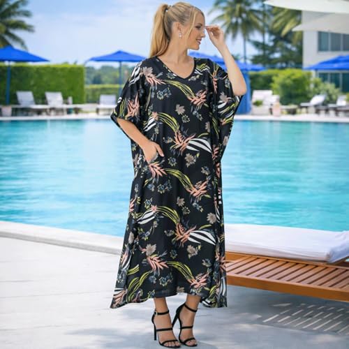 Image of Miss Lavish London Women's Kaftan- Kaftan Dress for Casual, Party, Evening, Vacation and Everyday Wear