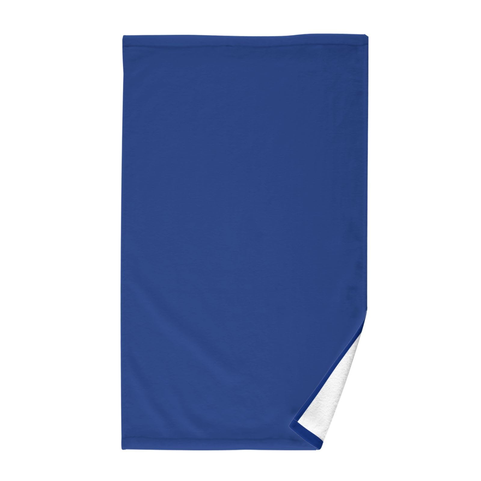 Hand Towels Dark Blue Solid Color Soft Comfortable Pure Cotton Face Towel Super-Absorbent Bath Towel for Bathroom Hotel