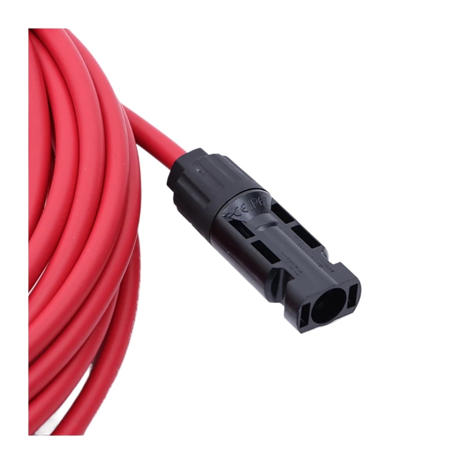 Cavo di prolunga solare a doppia estremità con connettore da 1 a 10 metri, 4 mm2/6 mm2, 1000 V/1500 V, connettore CC PV, cavo solare, filo fotovoltaico(8M 4mm2)